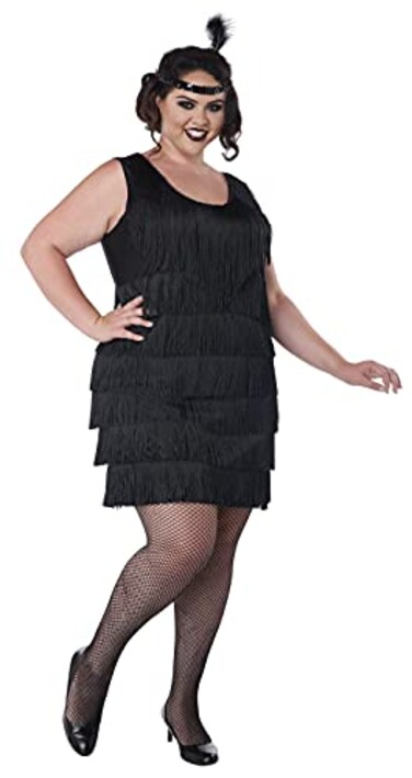California Costumes Womens Fashion Flapper Plus Size Costume Black 2XL 1820