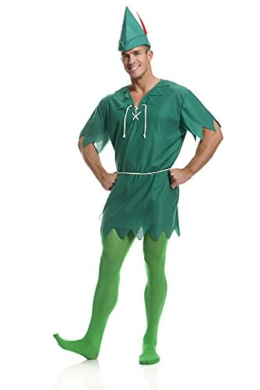 Rubies Charades Unisex Adult Peter Pan Sized Costumes Green Medium US