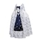 CosplayDiy Womens Rococo Ball Gown Gothic Victorian Dress Costume Navy Blue Flower