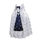 CosplayDiy Womens Rococo Ball Gown Gothic Victorian Dress Costume Navy Blue Flower