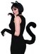 Rubies Forum Novelties Adult Black Furry Adjustable Cat Tail