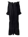 Reminisce Boutique Renaissance Dress Costume Classic 100 Cotton Medieval Chemise Ruffled Tiered Peasant Sleeve Regular Black