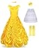 JerrisApparel Womens Princess Costume Halloween Party Dress 68 Yellow