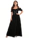 ABaoWedding Abaowedding Renaissance Costume Women Medieval Dress Renaissance Pirate Irish Ren Faire Dresses All Black SM
