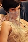 BABEYOND Crystal Rhinestone Fringe Masquerade Mask Chain Costume Headwear Mardi Gras Mask