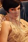 BABEYOND Crystal Rhinestone Fringe Masquerade Mask Chain Costume Headwear Mardi Gras Mask