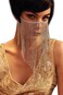 BABEYOND Crystal Rhinestone Fringe Masquerade Mask Chain Costume Headwear Mardi Gras Mask