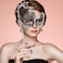 Coddsmz Masquerade Mask with Stick Venetian Mask Mardi Gras Decorations for Womens Halloween Costume Mask