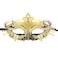 Hoshin Masquerade Mask Mardi Gras Deecorations Venetian Masks for Womens Gold Black
