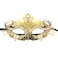 Hoshin Masquerade Mask Mardi Gras Deecorations Venetian Masks for Womens Gold Black