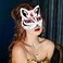 IbErsa 5 Pcs Cat Masks White Paper Blank Hand Painted Masks Halloween Masquerade Costume Cosplay Accessories