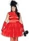Leg Avenue Womens Beetle Bride 80s Halloween Adult Sized Costumes Red 3X 4X US