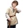 CAMDOM Boys Renaissance Viking Pirate V Neck Shirt Medieval Knight Costume Tops