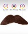 City Costume Wigs Brown Mustache Walrus Style Fake Mustache Self Adhesive Mustache