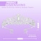 Queenship Tiara Crown for Women Queen Tiara for Birthday Prom Bridal Party Custome Silver
