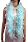 Flydreamfeathers Feather Boa 25 Gram 4 Feet Long Chandelle Feather Boa Great for Party Halloween Costume Christmas Tree Decoration Baby Blue