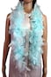 Flydreamfeathers Feather Boa 25 Gram 4 Feet Long Chandelle Feather Boa Great for Party Halloween Costume Christmas Tree Decoration Baby Blue