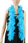 Flydreamfeathers 25 Gram 4 Feet Long Chandelle Feather Boa Great for Party Wedding Halloween Costume Christmas Tree Decoration Turquoise