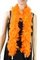 Flydreamfeathers 25 Gram 4 Feet Long Chandelle Feather Boa Great for Party Wedding Halloween Costume Christmas Tree Decoration Orange