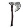 LOOYAR PU Foam Wolf Totem Viking Axe Prop for LARP Cosplay Halloween