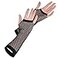 Amscan Black Long Fishnet Fingerless Gloves 1 Count Vibrant Stretchy Stylish Perfect For Parties Costumes One Size Fits All