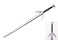Blazing Steel Medieval Foam Sword Two Hand Sword Witcher Twin Wolf