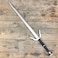 Blazing Steel Medieval Foam Sword Two Hand Sword Witcher Twin Wolf