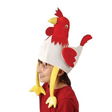 U. S. U S Toy H530 Rooster Hat Multicolor Standard Size