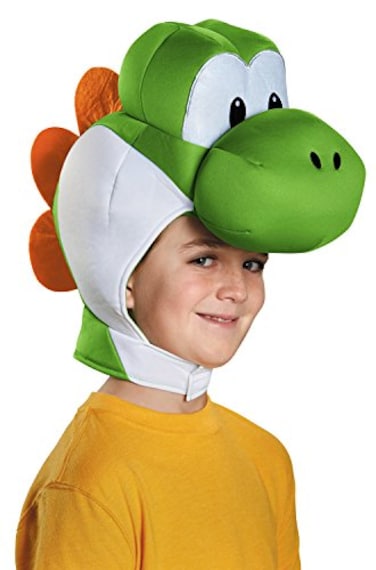 Disguise Yoshi Headpiece Costume Accessory Officially Licensed Nintendo Super Mario Bros Boys Costume