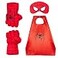 AOTLEANNO Plush Boxing Gloves with Cape and Blindfold Incredible Pink Punch Safe and DamageFree Set Birthday Festive Party Picks Red