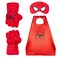 AOTLEANNO Plush Boxing Gloves with Cape and Blindfold Incredible Pink Punch Safe and DamageFree Set Birthday Festive Party Picks Red