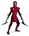 Disguise Shadow Ninjas Night Fury Red Viper Ninja Deluxe Boys Costume 78