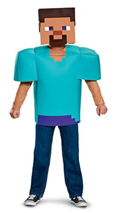 Minecraft Steve Classic Costume Multicolor Medium 78