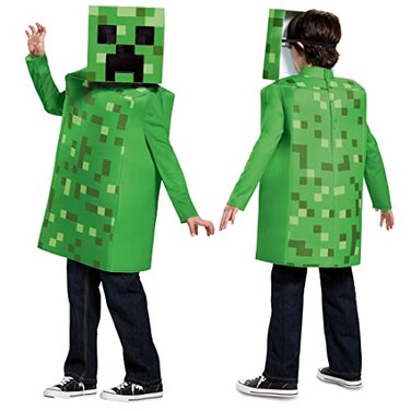 Minecraft Creeper Classic Costume Green Medium 78