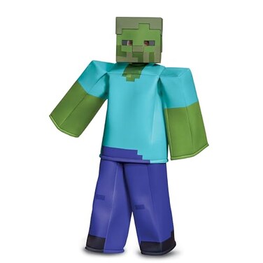Disguise Zombie Minecraft Prestige Child Costume Official Minecraft Kids Costume Medium 78
