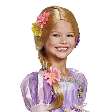 Disguise Tangled Rapunzel Deluxe Wig Kids Standard Beige