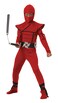 California Costumes Boys Red Stealth Ninja Costume Large 1012
