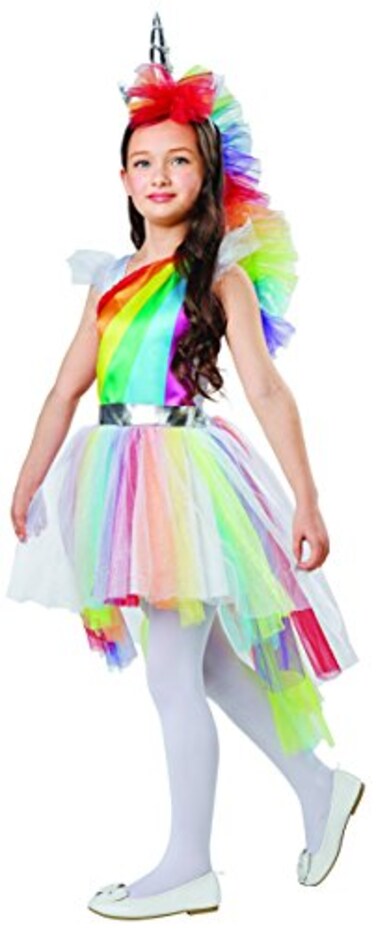 Seasons Rainbow Unicorn Dress Up Costume Medium 810