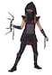 California Costumes Girls Black Ninja Costume Large