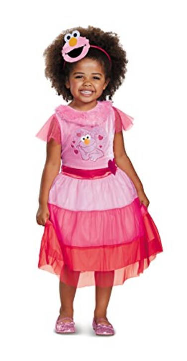 Disguise Elmo Dress Classic Costume Pink Small 2T