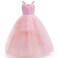 Szytypyl Glinda Costume for Girls Witch Pink Sequins Tulle Dress Up
