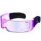 NIUCOO LED Visor Glasses Light Up 7 Colors 4 Modes Cyberpunk Futuristic Luminous Cosplay Glasses Rave Cyber Lightup Goggles High Tech