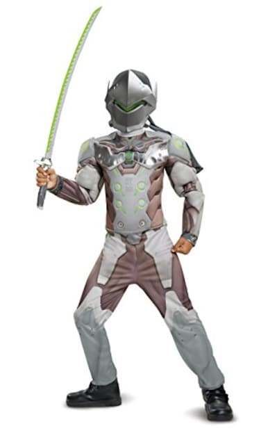 Disguise Genji Classic Muscle Child Costume Gray XLarge1416
