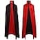 SZCXTOP Halloween Vampire Stand Collar Reversible CloakUnisex Witch Wizard CapeMasquerade Party Cosplay Costumes