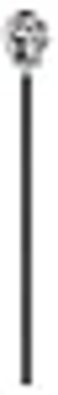 Rubies 48 Skull Walking Cane Costume Accessory Includes Skull with Jeweled Eyes