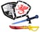 PowerTRC Sword and Shield Play Set Dragon and Lion Shield for Party Favors Pretend Play