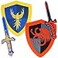 SENSORY4U Foam Sword and Shield Set for Kids Knight Dragon Pretend Play Toy