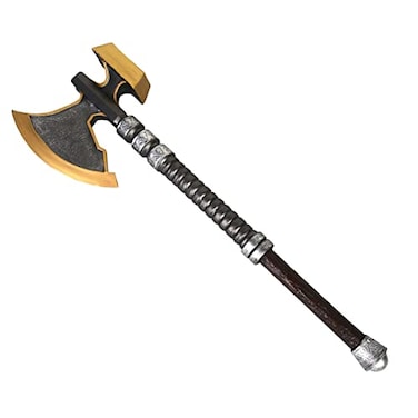 CoserWorld Holgas Axe Fake PU Foam Battle Axe Great for LARP Cosplay Halloween Holga Axe