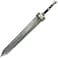 LALAPORT Medieval Fantasy Elden Ring Foam Sword for Video Game Cosplay Costume Prop Collection Gift GreatSword Silver