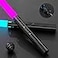 CHLDYCST Lightsaber 2 in 1 Dueling Light Sabers with Rechargeable Light Saber 15 RGB Colors 4 Modes Fx Battle Sound Lightsabers for Adults Christmas Black 2 Pack